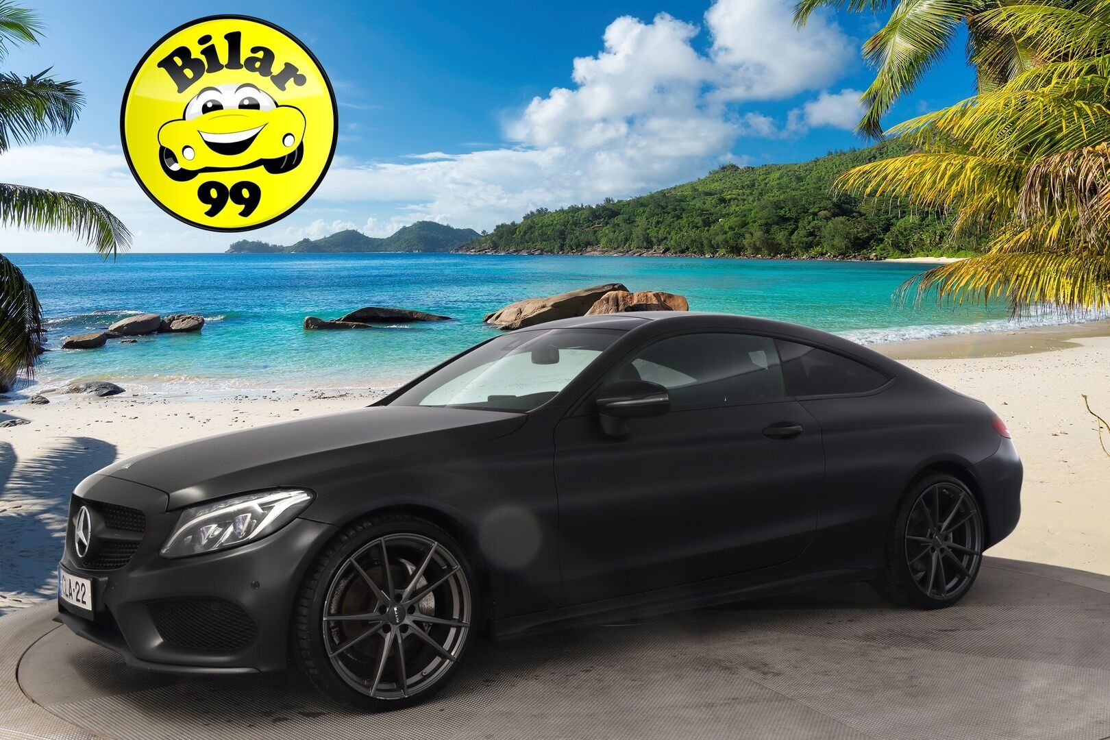 Mercedes-Benz C 2016 220 d Coupé A Business AMG*Webasto / Burmester / P.Kamera / Panorama* - *2x Vanteet&renkaat / Näyttävä!*