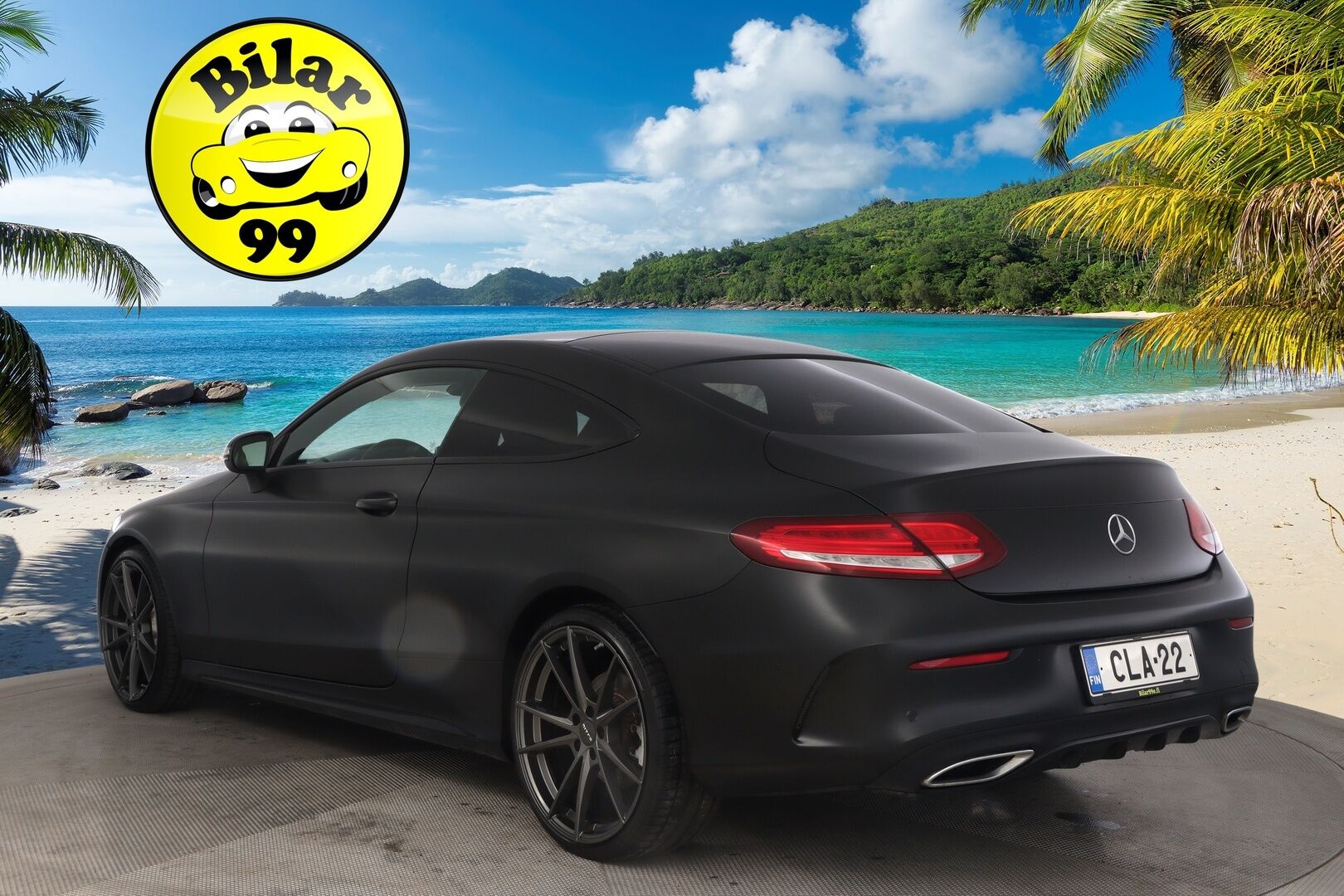 Mercedes-Benz C 2016 220 d Coupé A Business AMG*Webasto / Burmester / P.Kamera / Panorama* - *2x Vanteet&renkaat / Näyttävä!*
