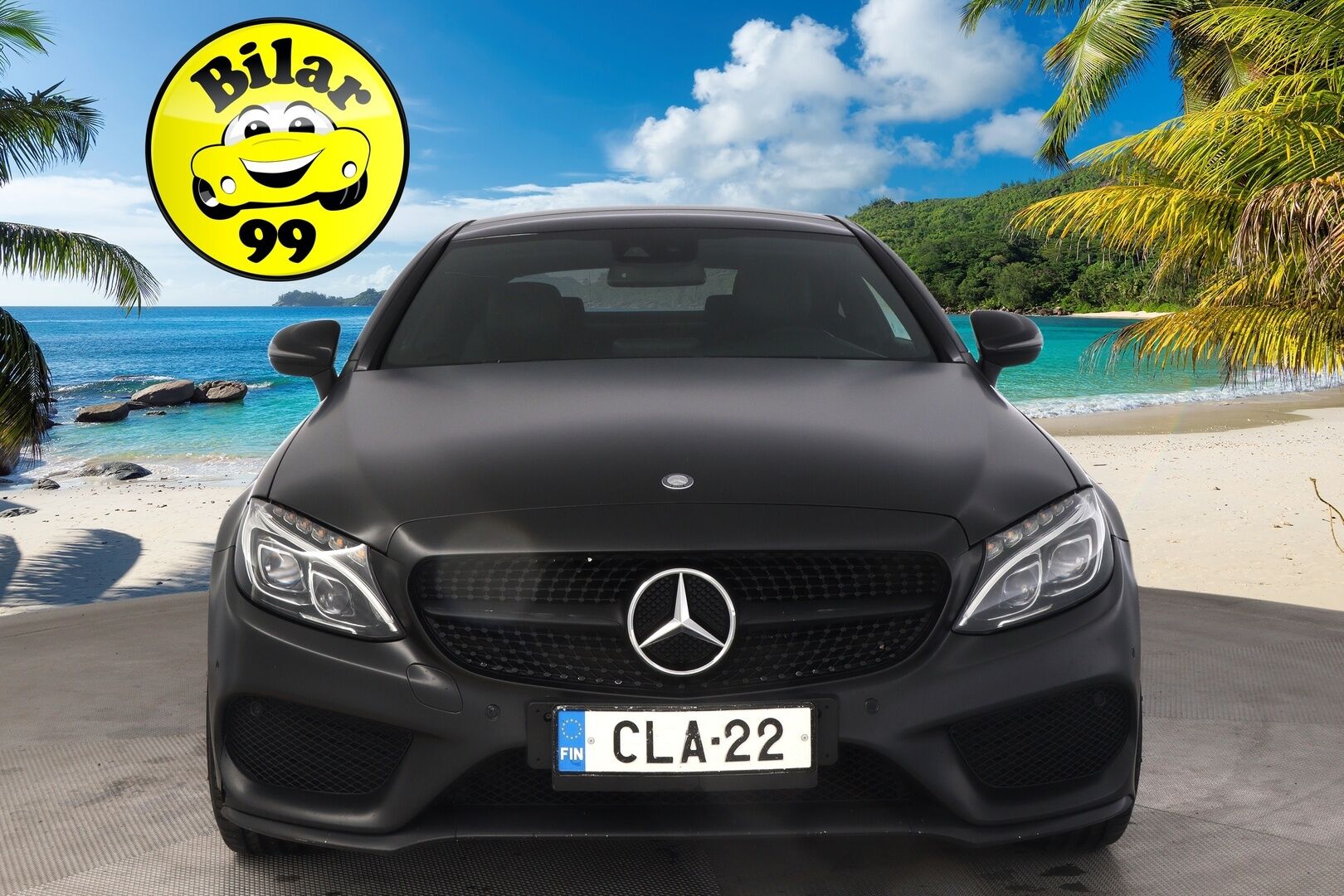 Mercedes-Benz C 2016 220 d Coupé A Business AMG*Webasto / Burmester / P.Kamera / Panorama* - *2x Vanteet&renkaat / Näyttävä!*