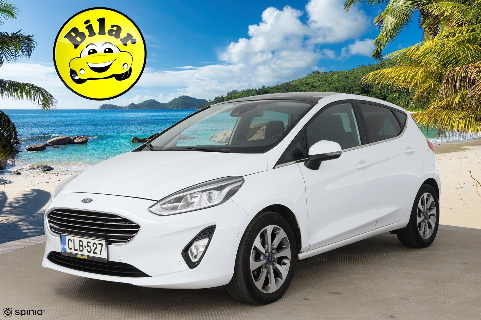 Ford Fiesta 2018 1,0 EcoBoost 100hv M6 Titanium 5-ovinen - Suomi auto | Panorama | B&O | Vakkari | Apple & Android yhteys