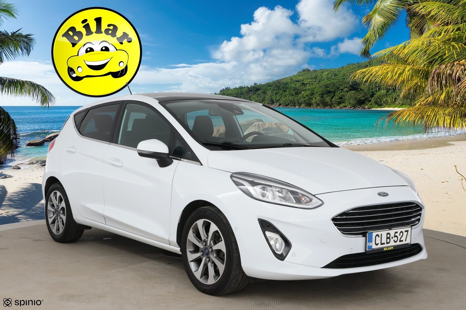 Ford Fiesta 2018 1,0 EcoBoost 100hv M6 Titanium 5-ovinen - Suomi auto | Panorama | B&O | Vakkari | Apple & Android yhteys
