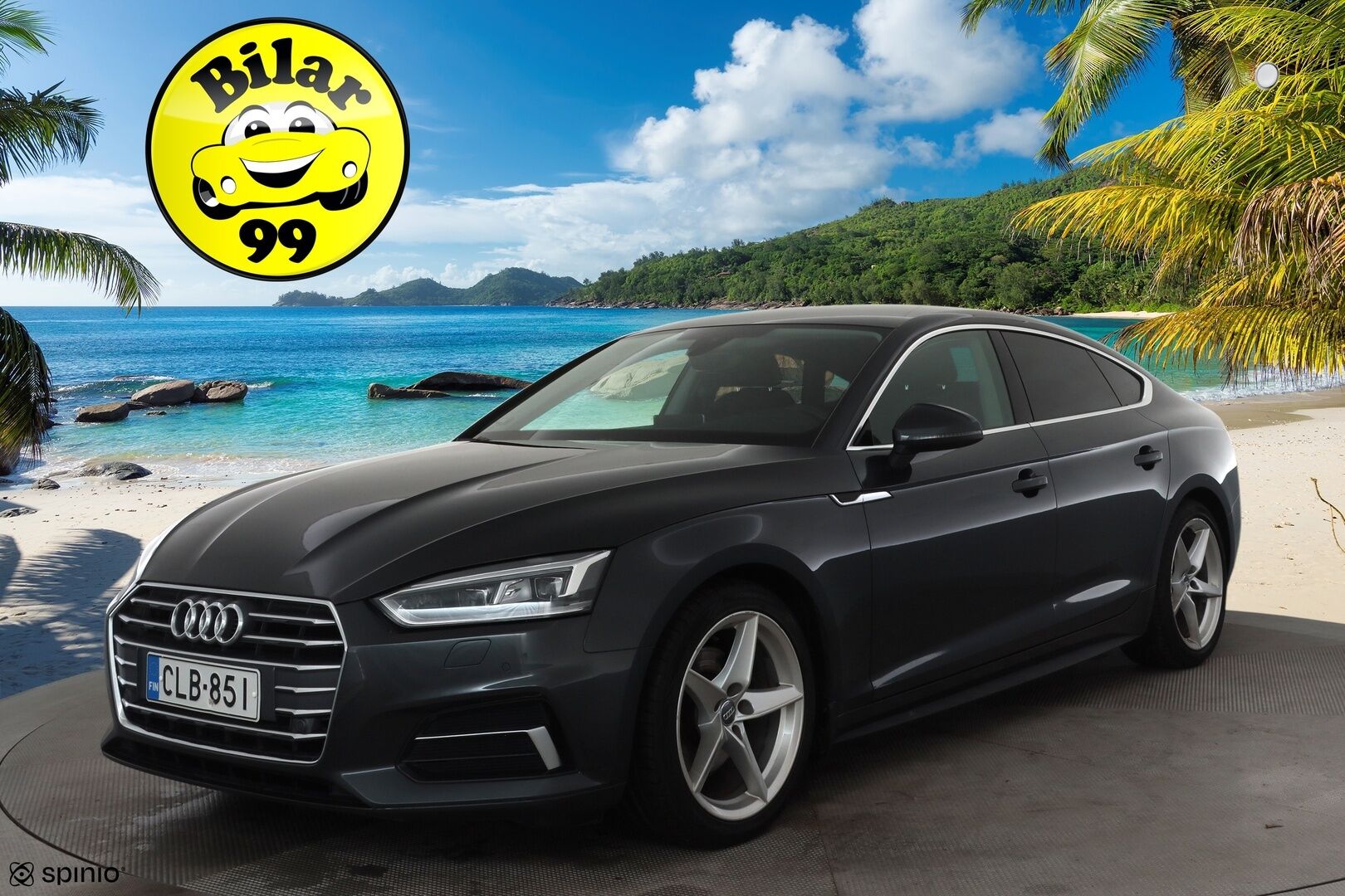 Audi A5 2018 Sportback Business Sport Comfort Edition 1,4 TFSI 110 kW S tronic * Webasto / Koukku / Matrix / P.Tutkat / Navi * - Hyvin huollettu / Sportpenkit / Digimittaristo / Kahdet renkaat aluvanteilla