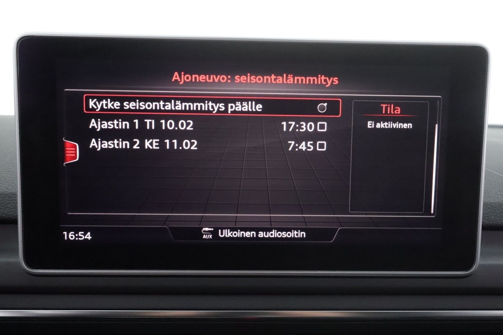 Audi A5 2018 Sportback Business Sport Comfort Edition 1,4 TFSI 110 kW S tronic * Webasto / Koukku / Matrix / P.Tutkat / Navi * - Hyvin huollettu / Sportpenkit / Digimittaristo / Kahdet renkaat aluvanteilla