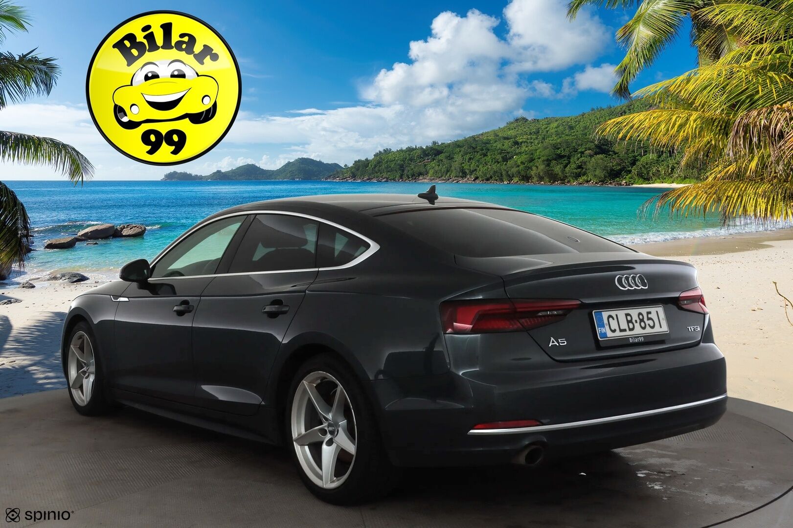 Audi A5 2018 Sportback Business Sport Comfort Edition 1,4 TFSI 110 kW S tronic * Webasto / Koukku / Matrix / P.Tutkat / Navi * - Hyvin huollettu / Sportpenkit / Digimittaristo / Kahdet renkaat aluvanteilla
