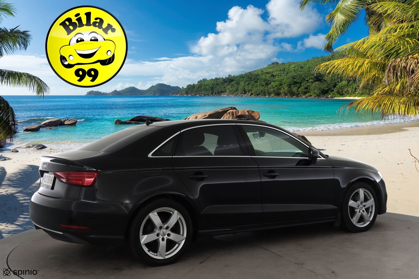 Audi A3 2018 Sedan Pro Business Sport Edition 2,0 TDI 110 kW S tronic * Suomi-auto / P.tutka / LED / Vakkari / Webasto * - Kahdet renkaat aluvanteilla