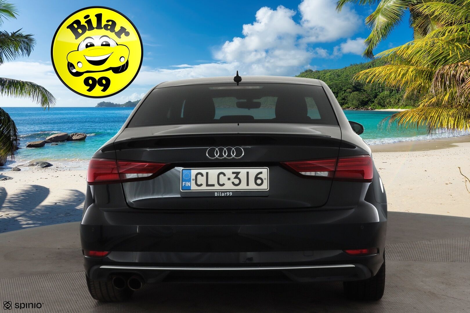 Audi A3 2018 Sedan Pro Business Sport Edition 2,0 TDI 110 kW S tronic * Suomi-auto / P.tutka / LED / Vakkari / Webasto * - Kahdet renkaat aluvanteilla - HULLU BLACKWEEK KORKOTARJOUS 2,49%
