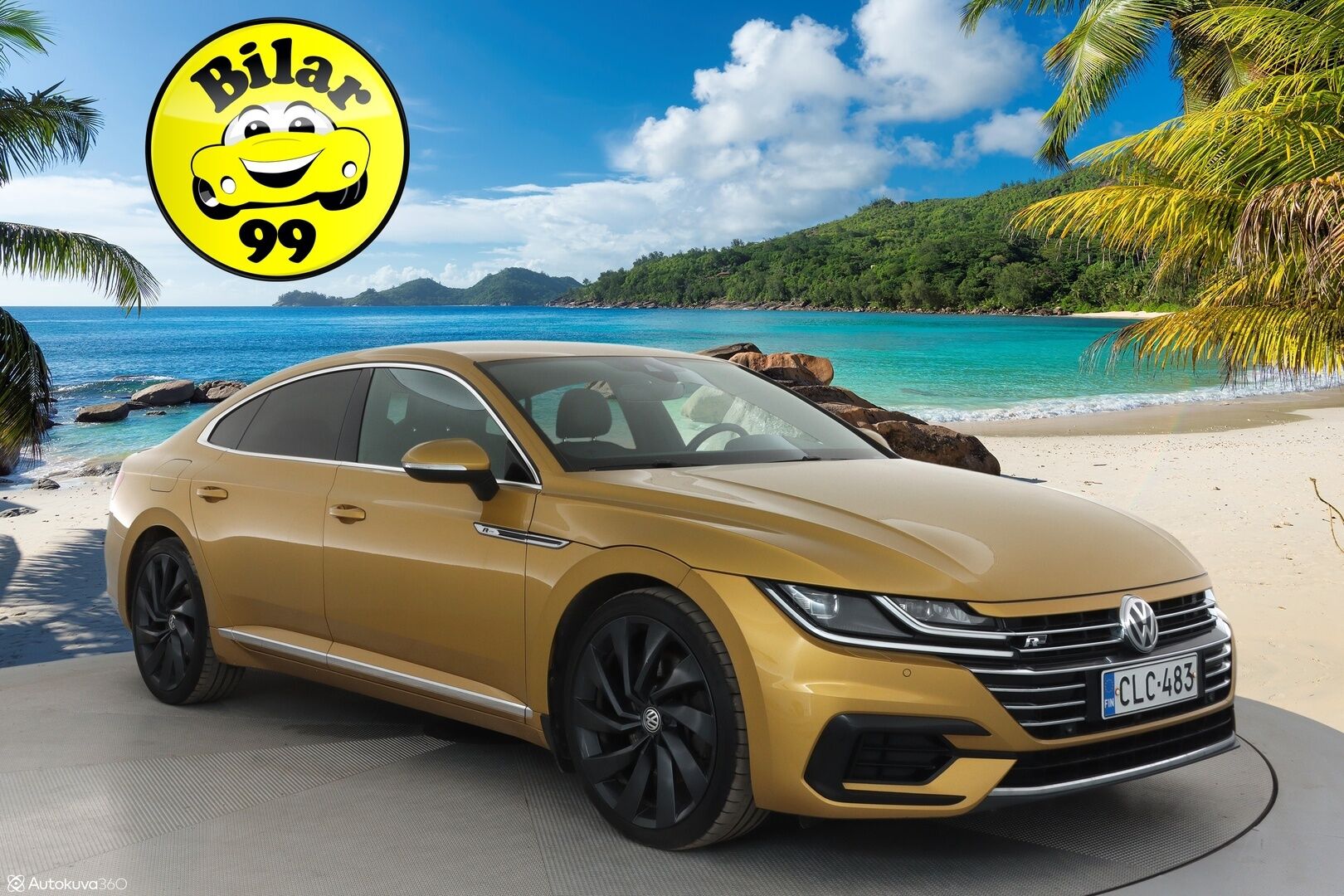 Volkswagen Arteon 2018 R-Line 2,0 TSI 206 kW (280 hv) 4MOTION DSG-autom. **Webasto / Koukku / adapt.Vakkari / Matrix-LED / P. Tutkat / Navi** - Kaistavahti / Digimittaristo / KeylessGO / 2x Renkaat