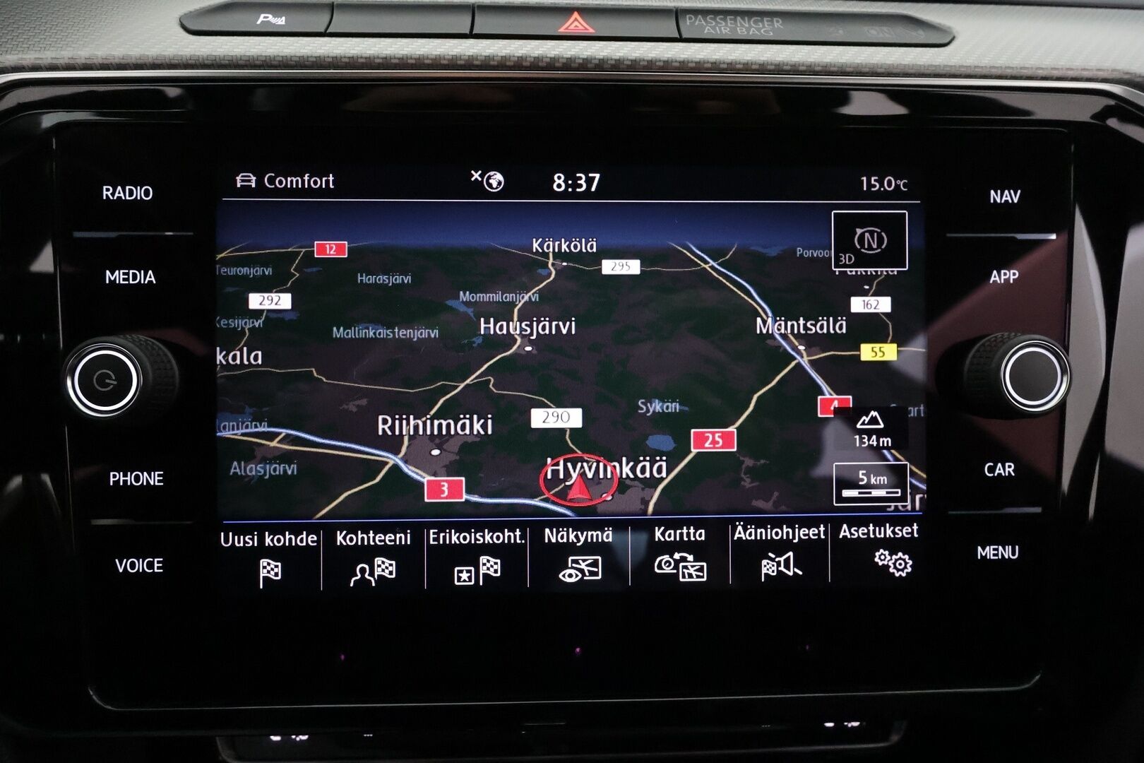 Volkswagen Arteon 2018 R-Line 2,0 TSI 206 kW (280 hv) 4MOTION DSG-autom. **Webasto / Koukku / adapt.Vakkari / Matrix-LED / P. Tutkat / Navi** - Kaistavahti / Digimittaristo / KeylessGO / 2x Renkaat