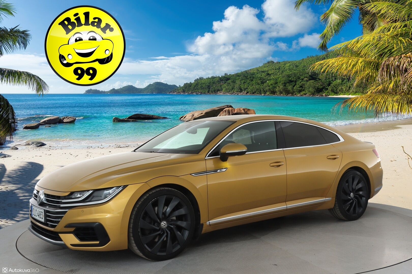 Volkswagen Arteon 2018 R-Line 2,0 TSI 206 kW (280 hv) 4MOTION DSG-autom. **Webasto / Koukku / adapt.Vakkari / Matrix-LED / P. Tutkat / Navi** - Kaistavahti / Digimittaristo / KeylessGO / 2x Renkaat