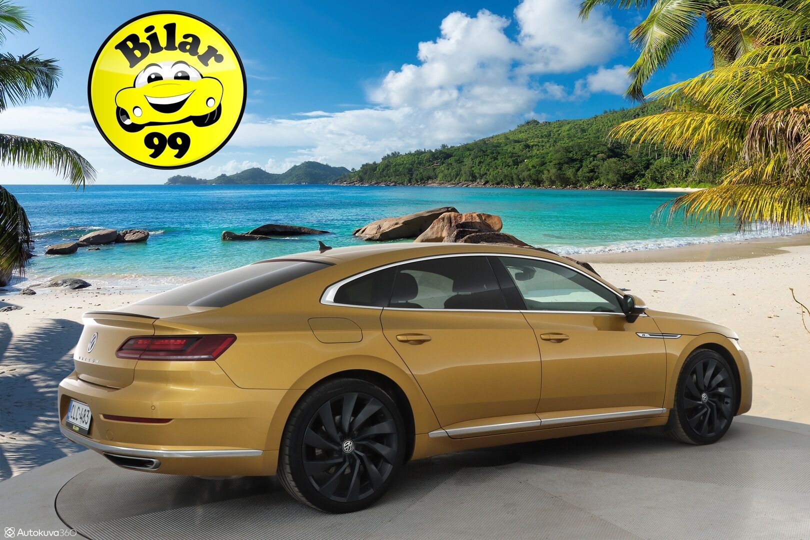 Volkswagen Arteon 2018 R-Line 2,0 TSI 206 kW (280 hv) 4MOTION DSG-autom. **Webasto / Koukku / adapt.Vakkari / Matrix-LED / P. Tutkat / Navi** - Kaistavahti / Digimittaristo / KeylessGO / 2x Renkaat