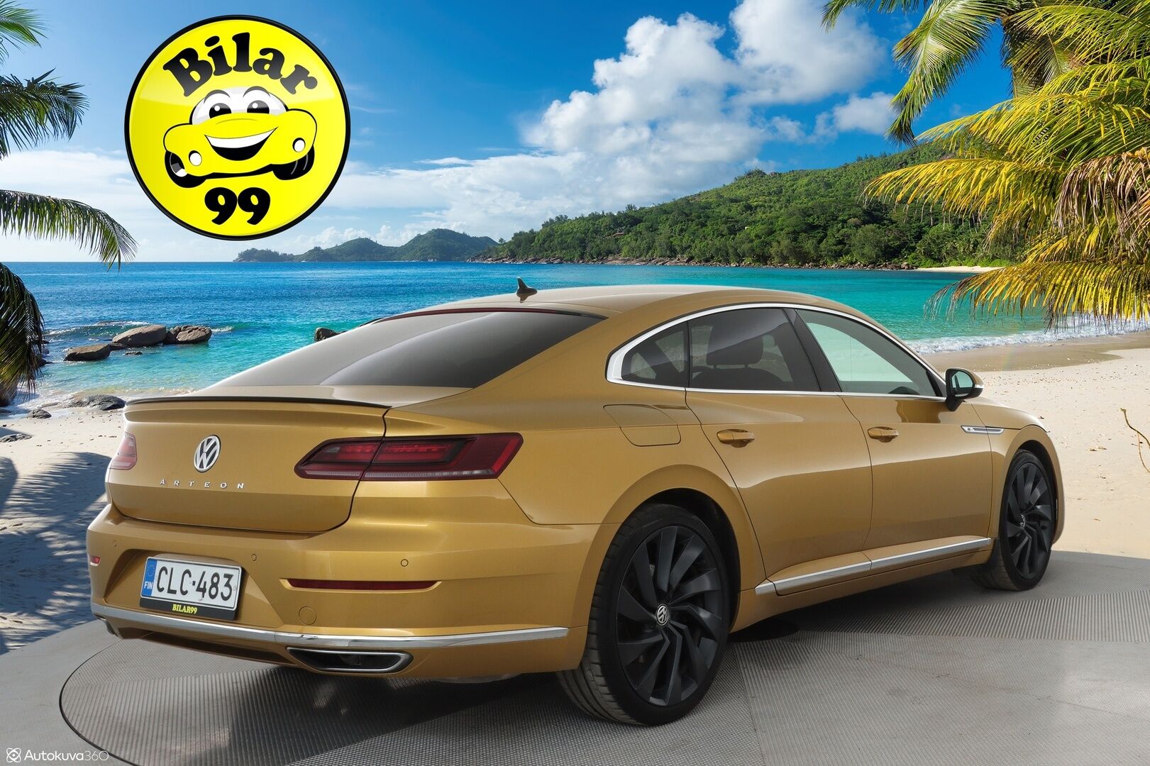 Volkswagen Arteon 2018 R-Line 2,0 TSI 206 kW (280 hv) 4MOTION DSG-autom. **Webasto / Koukku / adapt.Vakkari / Matrix-LED / P. Tutkat / Navi** - Kaistavahti / Digimittaristo / KeylessGO / 2x Renkaat