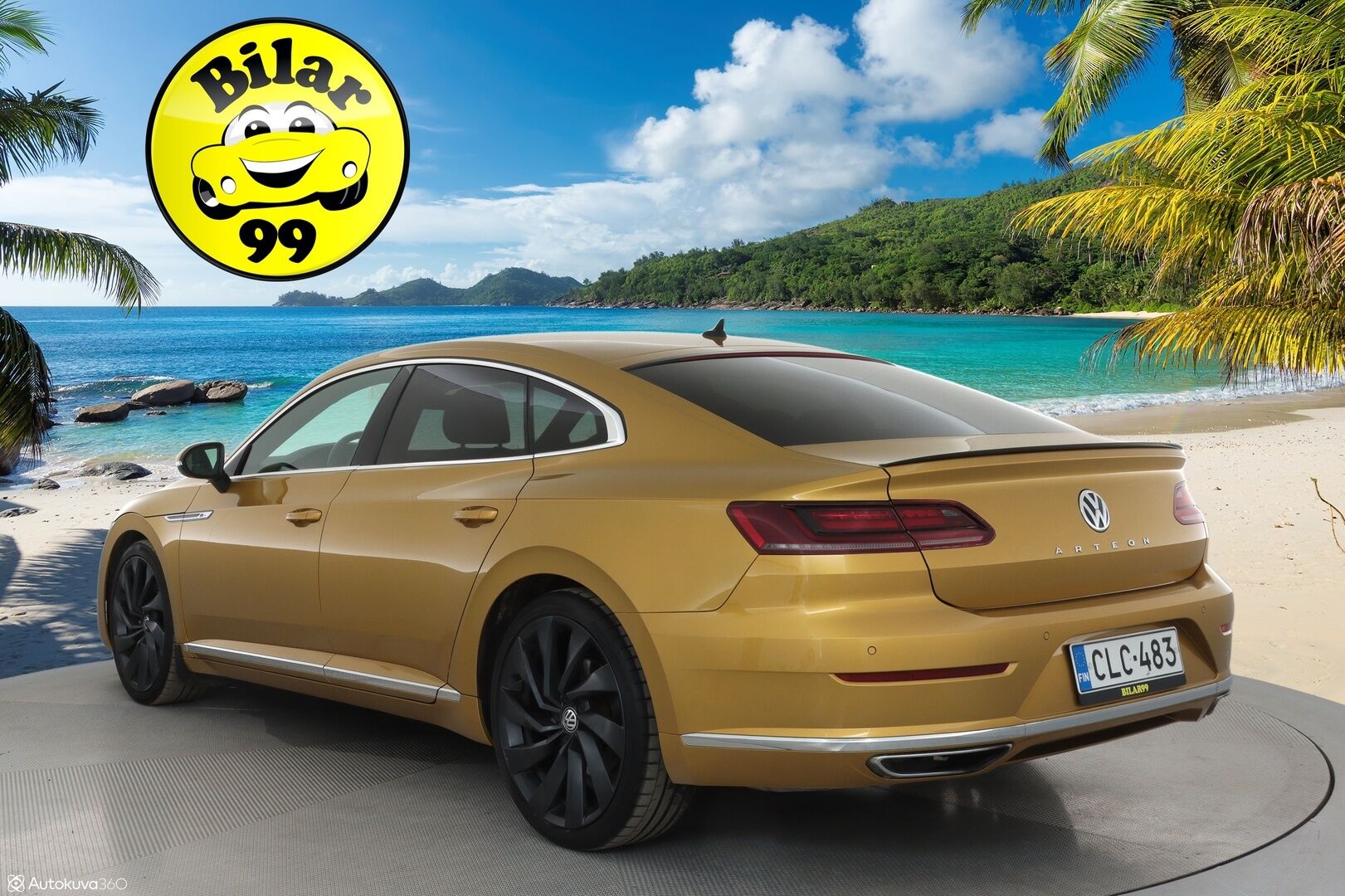 Volkswagen Arteon 2018 R-Line 2,0 TSI 206 kW (280 hv) 4MOTION DSG-autom. **Webasto / Koukku / adapt.Vakkari / Matrix-LED / P. Tutkat / Navi** - Kaistavahti / Digimittaristo / KeylessGO / 2x Renkaat