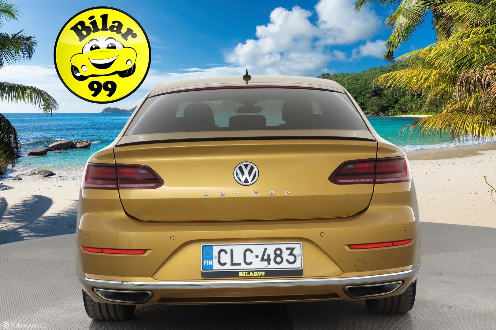 Volkswagen Arteon 2018 R-Line 2,0 TSI 206 kW (280 hv) 4MOTION DSG-autom. **Webasto / Koukku / adapt.Vakkari / Matrix-LED / P. Tutkat / Navi** - Kaistavahti / Digimittaristo / KeylessGO / 2x Renkaat