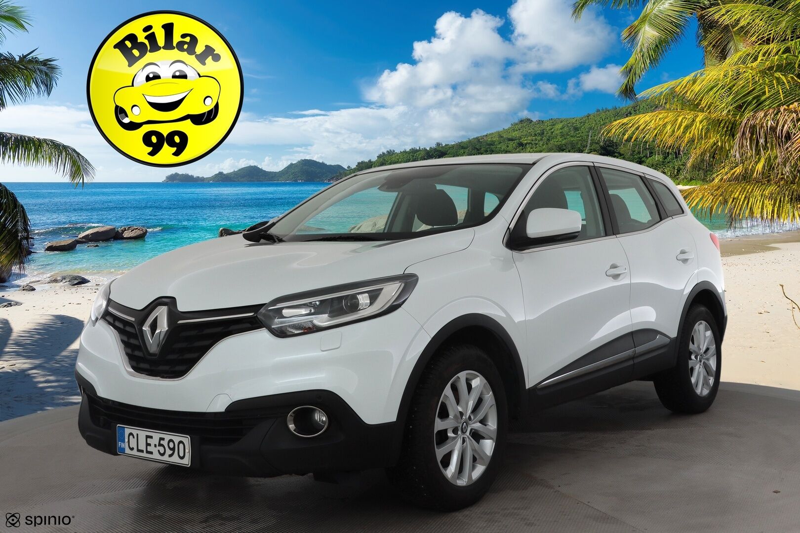 Renault Kadjar 2018 Energy TCe 130 Zen * Lohko&Sisätilanlämmitin / P.Tutkat / Kaistavahti / Navi / Bluetooth / Vakkari / Keyless * - Suomi-auto / Kahdet renkaat