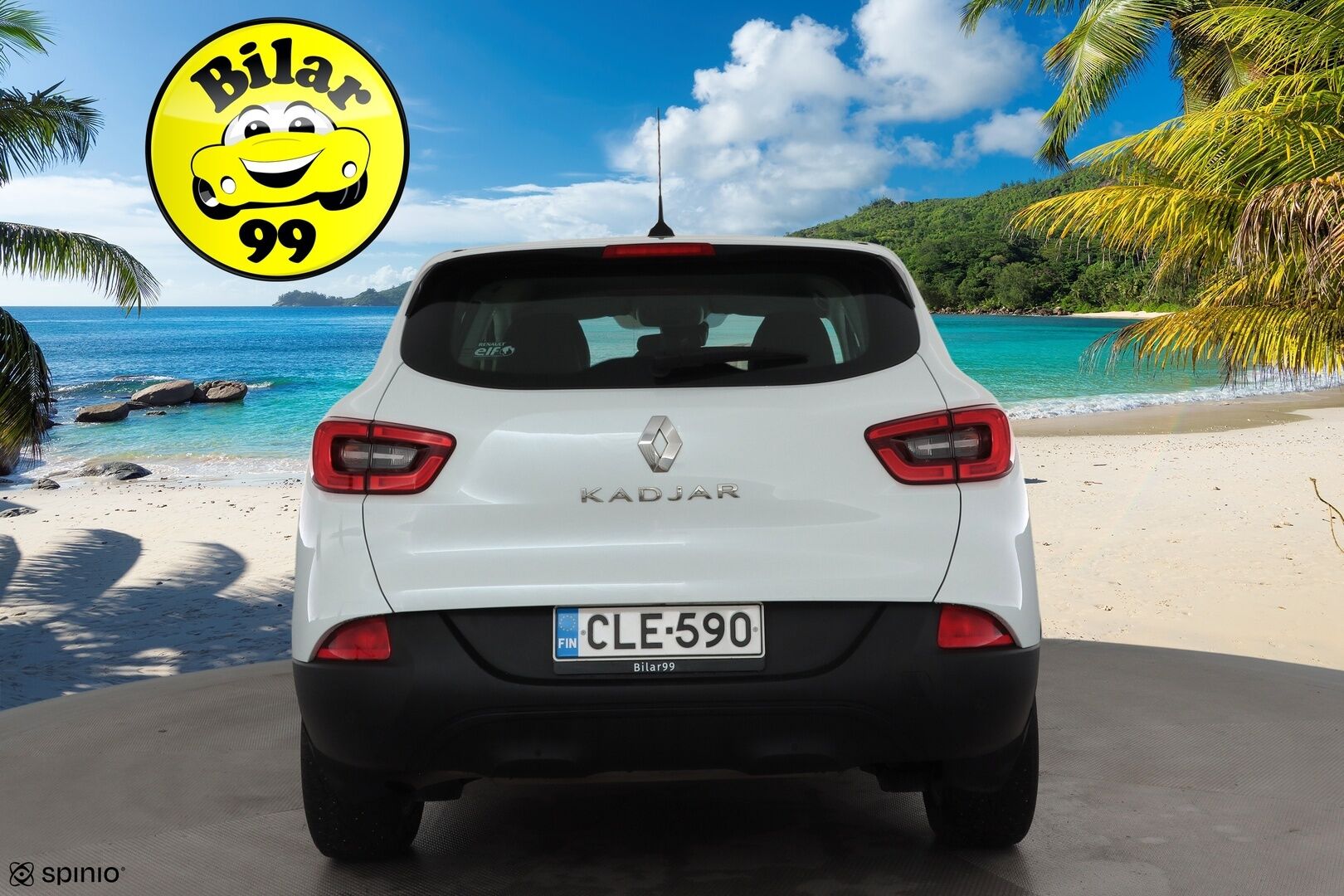 Renault Kadjar 2018 Energy TCe 130 Zen * Lohko&Sisätilanlämmitin / P.Tutkat / Kaistavahti / Navi / Bluetooth / Vakkari / Keyless * - Suomi-auto / Kahdet renkaat / Seuraava huolto 06/2026 - HULLUT VÄLIPÄIVÄT KORKOTARJOUS 2,49%
