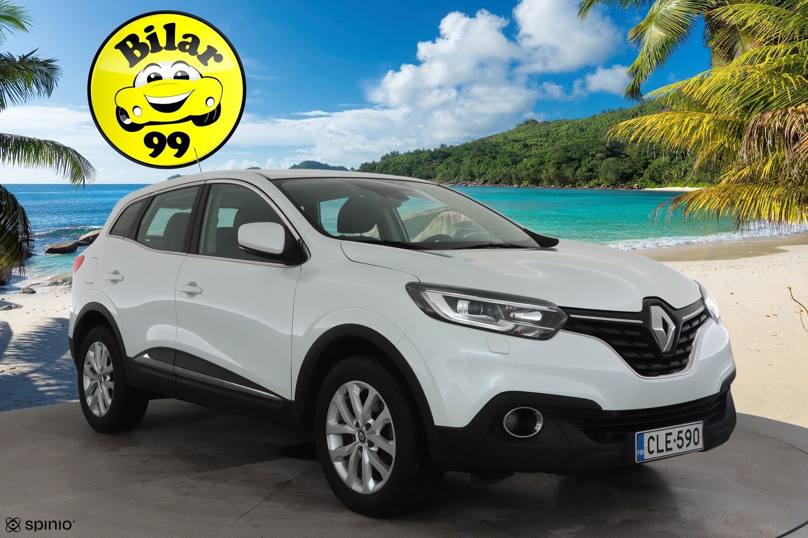 Renault Kadjar 2018 Energy TCe 130 Zen * Lohko&Sisätilanlämmitin / P.Tutkat / Kaistavahti / Navi / Bluetooth / Vakkari / Keyless * - Suomi-auto / Kahdet renkaat