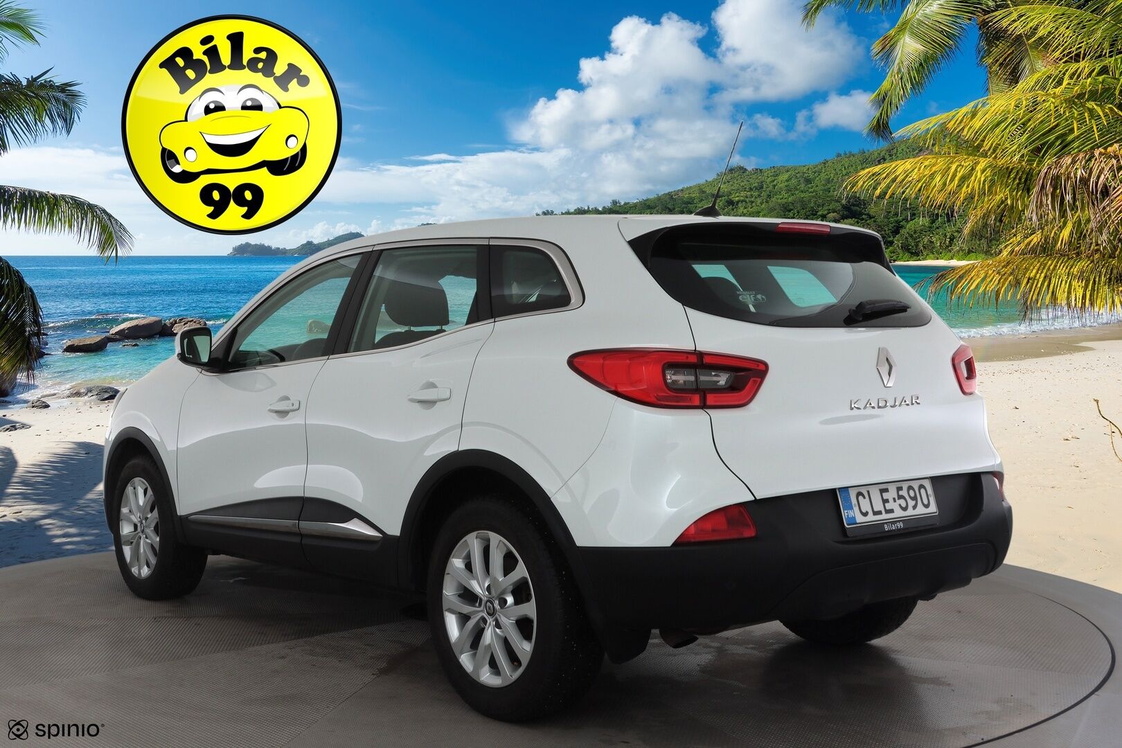 Renault Kadjar 2018 Energy TCe 130 Zen * Lohko&Sisätilanlämmitin / P.Tutkat / Kaistavahti / Navi / Bluetooth / Vakkari / Keyless * - Suomi-auto / Kahdet renkaat / Seuraava huolto 06/2026 - HULLUT VÄLIPÄIVÄT KORKOTARJOUS 2,49%