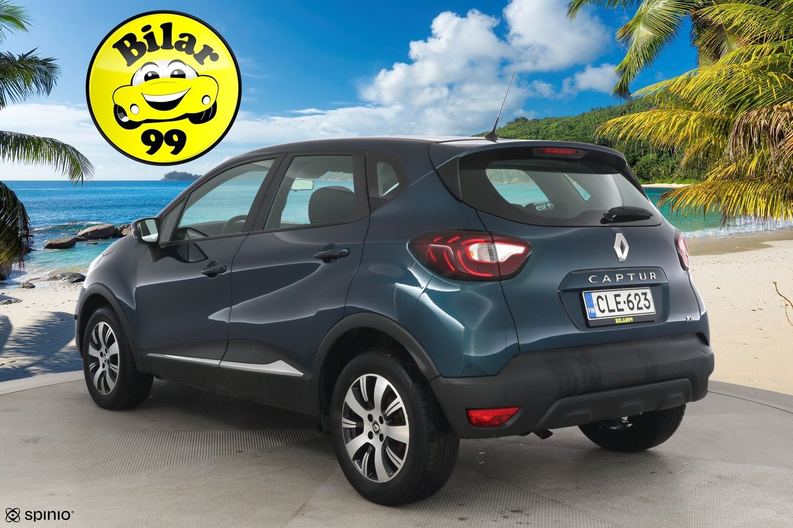 Renault Captur 2017 TCe 120 EDC-aut Zen S17  Navi, Vakionopeudensäädin nopeudenrajoittimella , Penkinlämmittimet,  Pysäköintitutka takana - Suomi-auto, Hyvä huoltohistoria, Kahdet renkaat