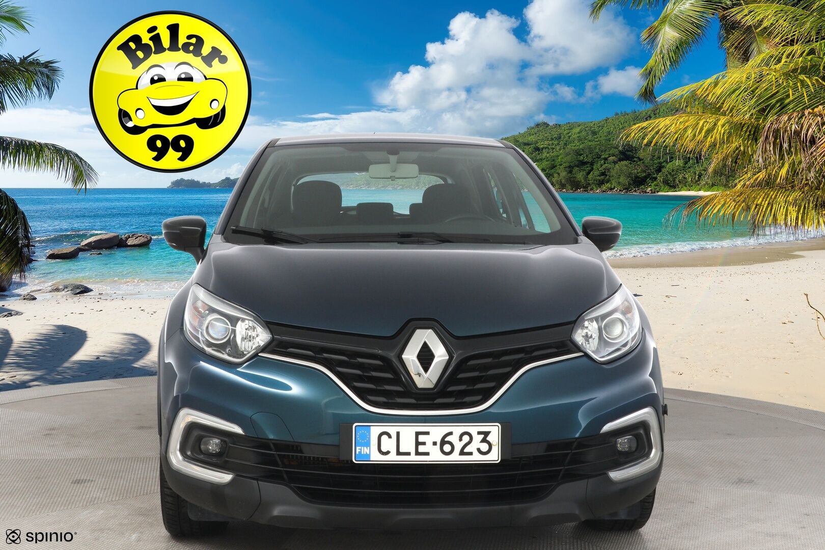 Renault Captur 2017 TCe 120 EDC-aut Zen S17  Navi, Vakionopeudensäädin nopeudenrajoittimella , Penkinlämmittimet,  Pysäköintitutka takana - Suomi-auto, Hyvä huoltohistoria, Kahdet renkaat