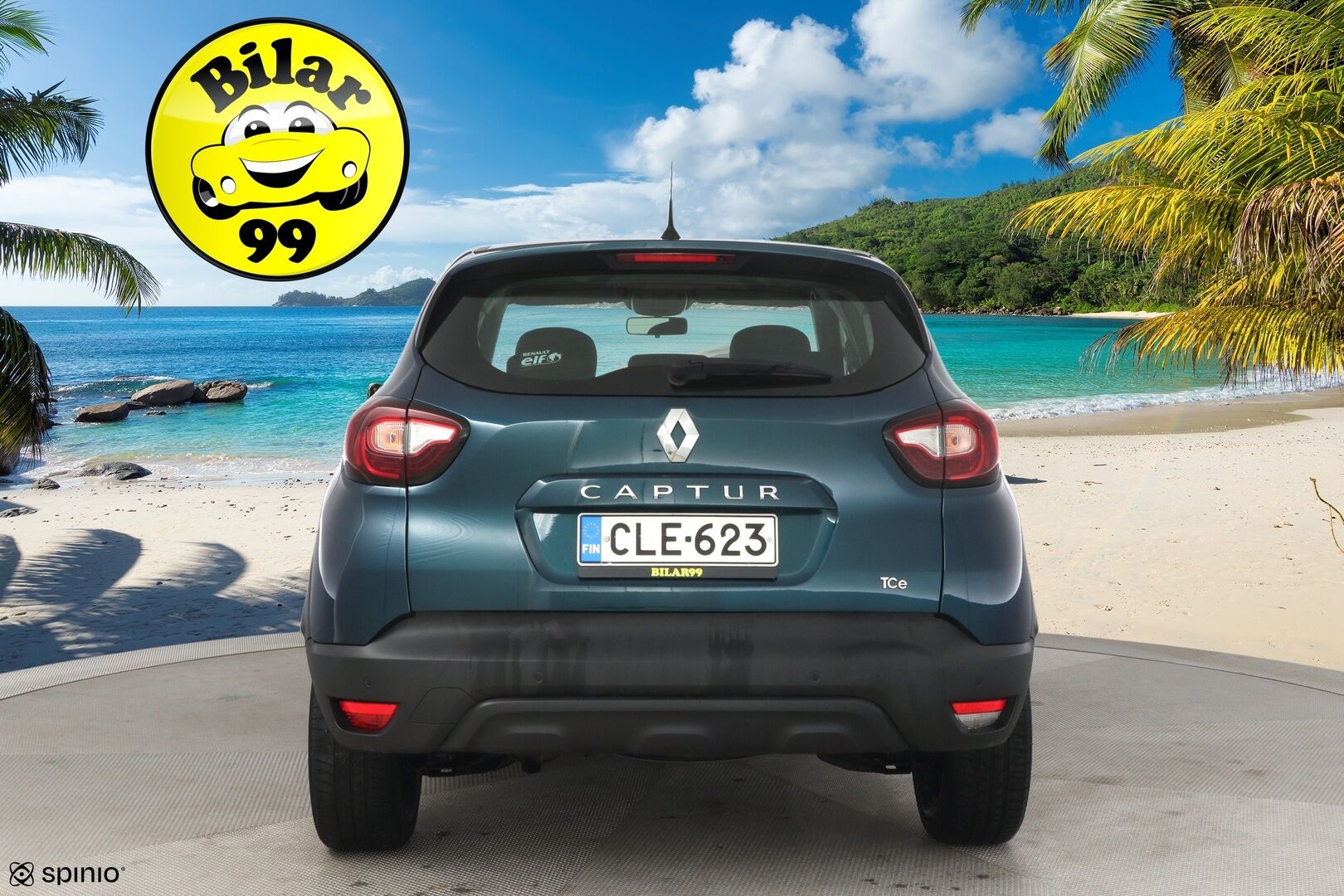 Renault Captur 2017 TCe 120 EDC-aut Zen S17  Navi, Vakionopeudensäädin nopeudenrajoittimella , Penkinlämmittimet,  Pysäköintitutka takana - Suomi-auto, Hyvä huoltohistoria, Kahdet renkaat