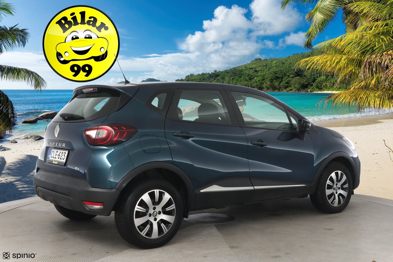 Renault Captur 2017 TCe 120 EDC-aut Zen S17  Navi, Vakionopeudensäädin nopeudenrajoittimella , Penkinlämmittimet,  Pysäköintitutka takana - Suomi-auto, Hyvä huoltohistoria, Kahdet renkaat