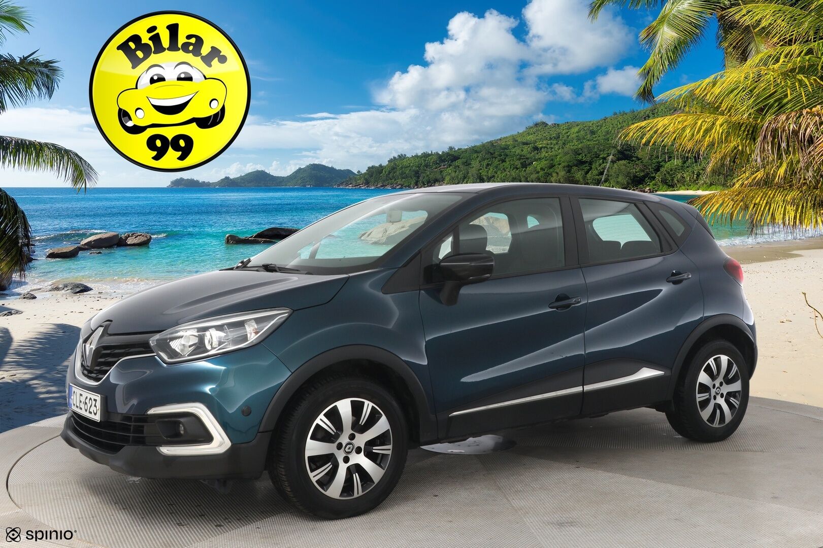 Renault Captur 2017 TCe 120 EDC-aut Zen S17  Navi, Vakionopeudensäädin nopeudenrajoittimella , Penkinlämmittimet,  Pysäköintitutka takana - Suomi-auto, Hyvä huoltohistoria, Kahdet renkaat