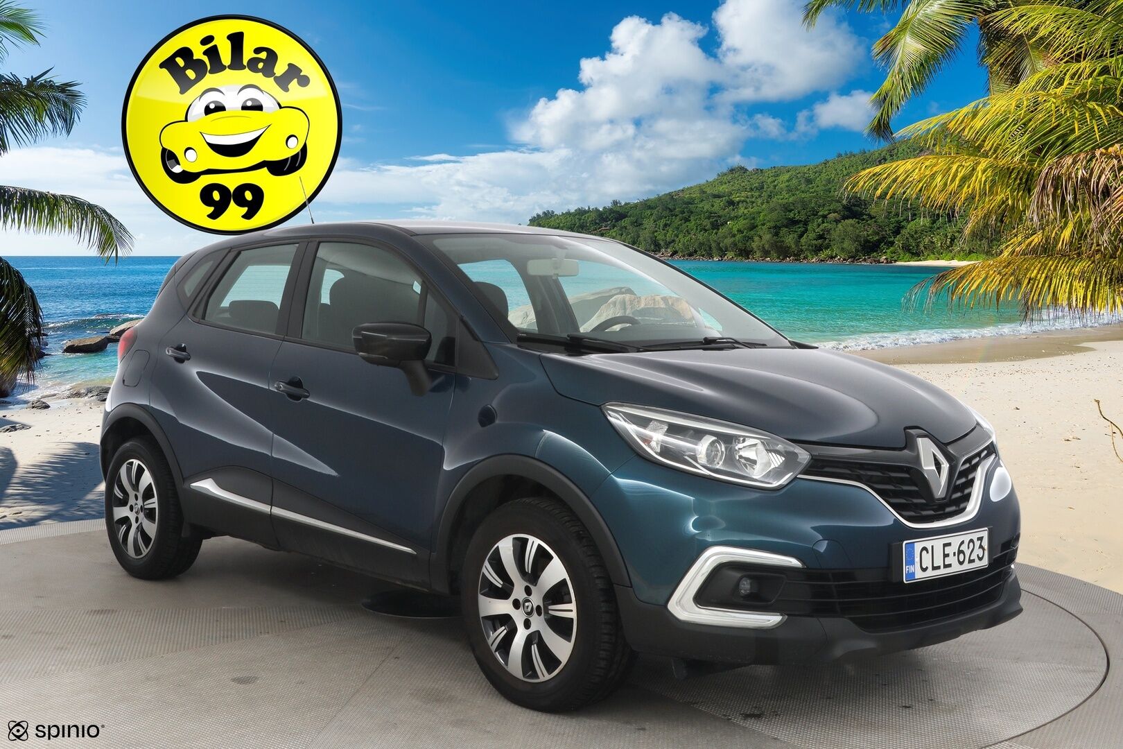 Renault Captur 2017 TCe 120 EDC-aut Zen S17  Navi, Vakionopeudensäädin nopeudenrajoittimella , Penkinlämmittimet,  Pysäköintitutka takana - Suomi-auto, Hyvä huoltohistoria, Kahdet renkaat