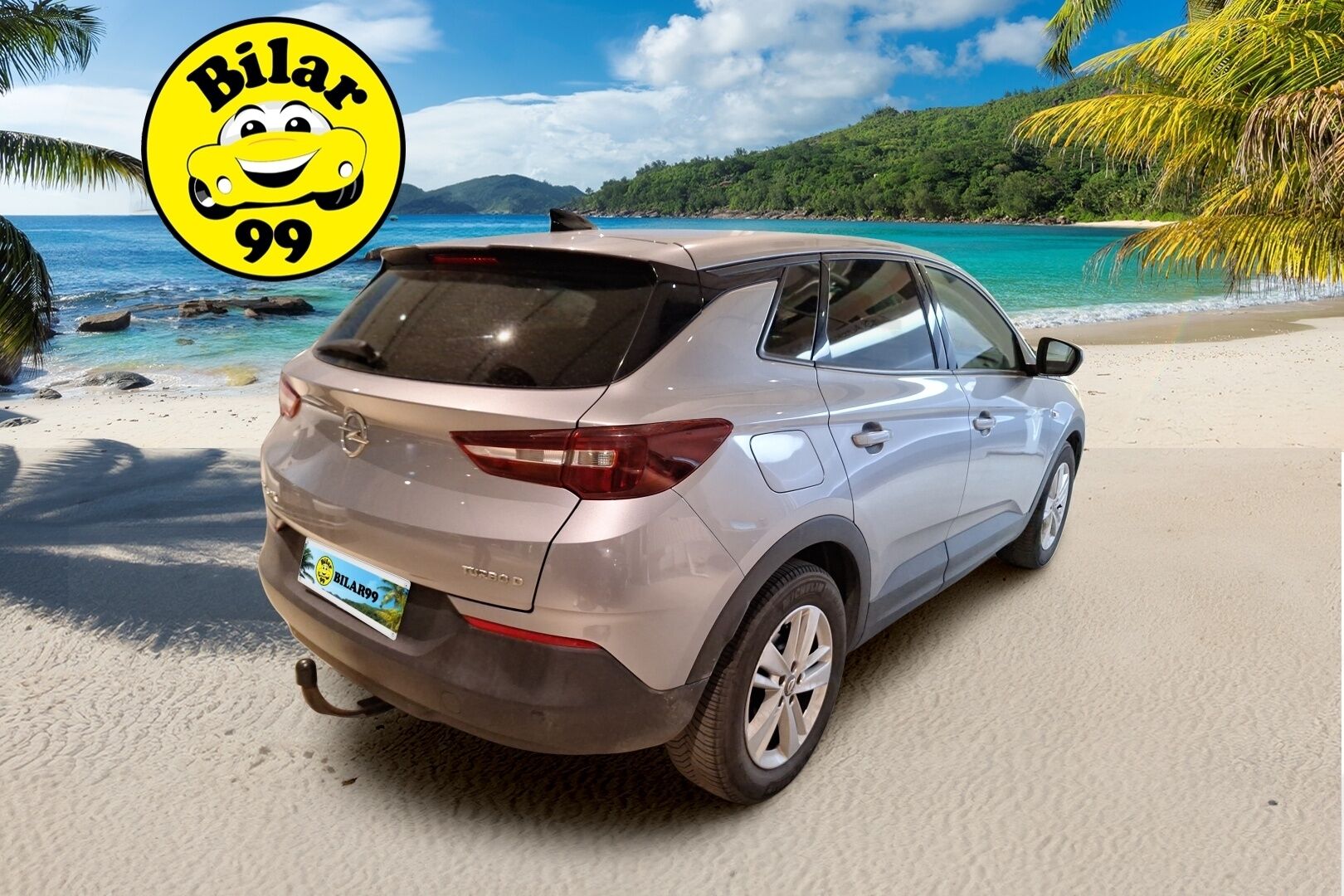 Opel Grandland X 2018 Enjoy 1,6 CDTI Start/Stop 88 kW AT6 *Koukku / Tutkat / Lohko / Vakkari / Ratinlämmitin / Lasinlämmitin / Puolinahat* - Hihna vaihdettu 2025 / Siistikuntoinen Suomiauto kaksilla renkailla ja vanteilla
