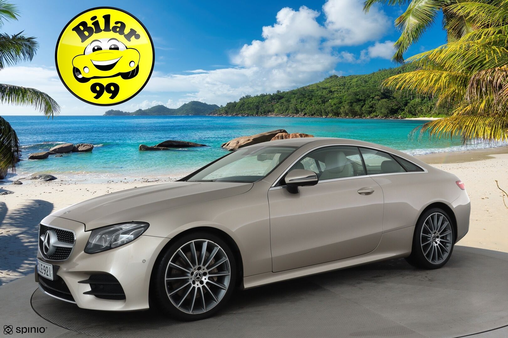 Mercedes-Benz E 2018 300 A Coupé Business AMG **Multibeam / 360° Kamera / Sporttinahat Muistilla / Katveavustin / Sisätilanlämmitin** - Suomi-auto