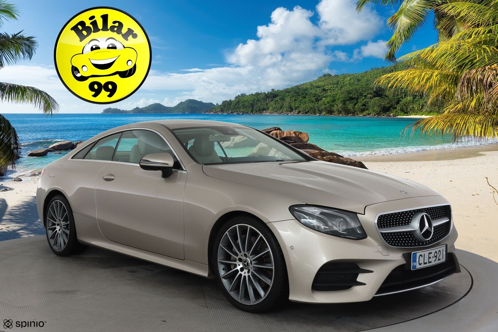 Mercedes-Benz E 2018 300 A Coupé Business AMG **Multibeam / 360° Kamera / Sporttinahat Muistilla / Katveavustin / Sisätilanlämmitin** - Suomi-auto / huippusiisti yksilö!