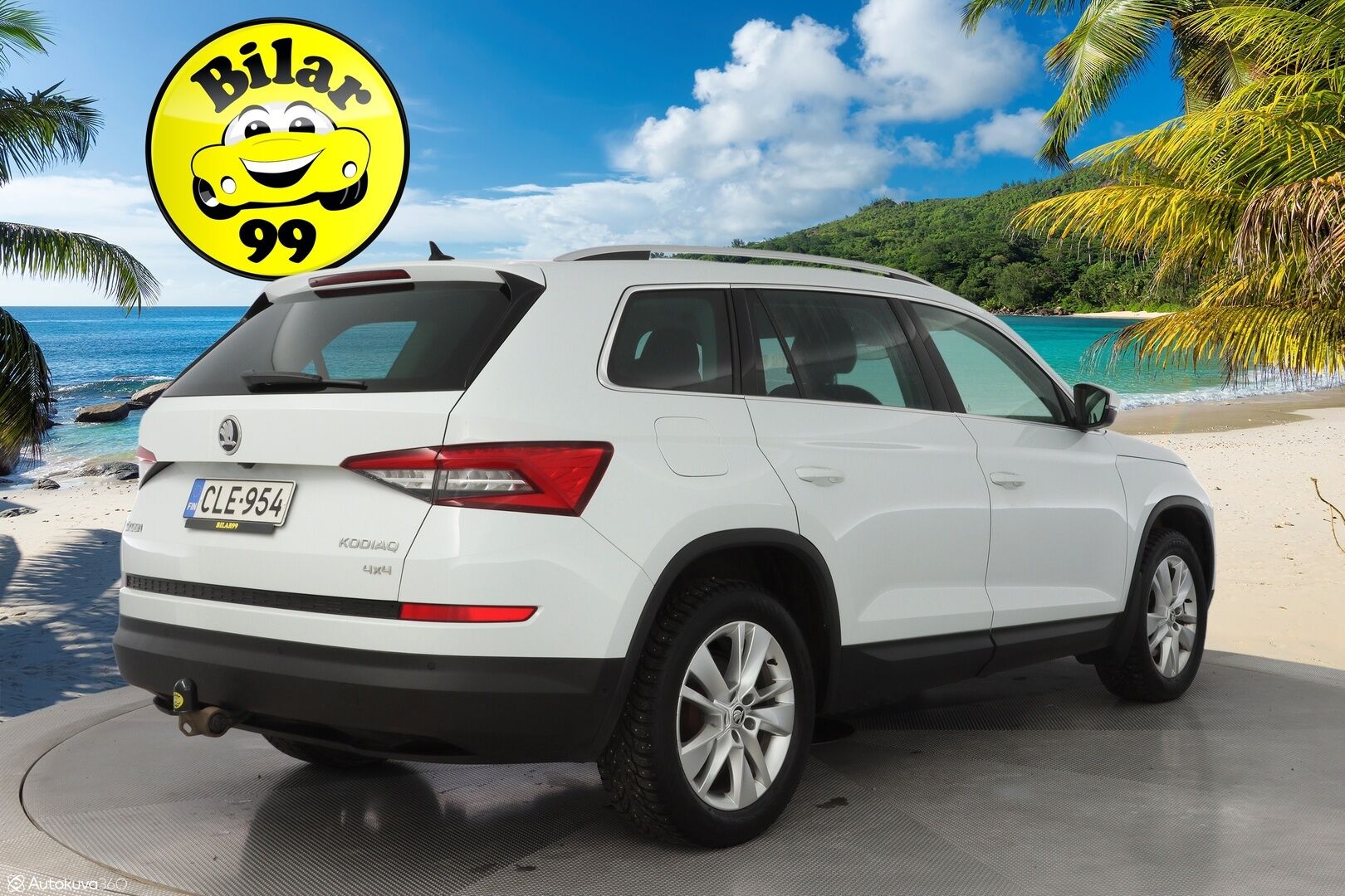 Skoda Kodiaq 2018 2,0 TSI 4x4 Exclusive DSG Autom. - Adapt.Vakkari / 360-Kamera / Webasto / 7-Paikkainen / Canton / Ilmastoidut penkit / Koukku
