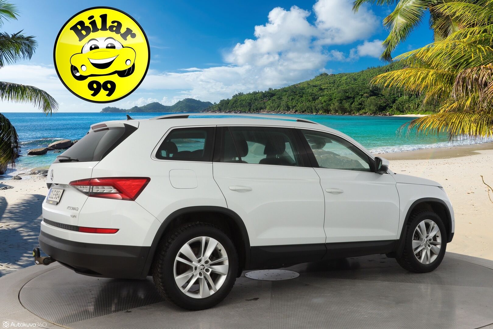 Skoda Kodiaq 2018 2,0 TSI 4x4 Exclusive DSG Autom. - Adapt.Vakkari / 360-Kamera / Webasto / 7-Paikkainen / Canton / Ilmastoidut penkit / Koukku