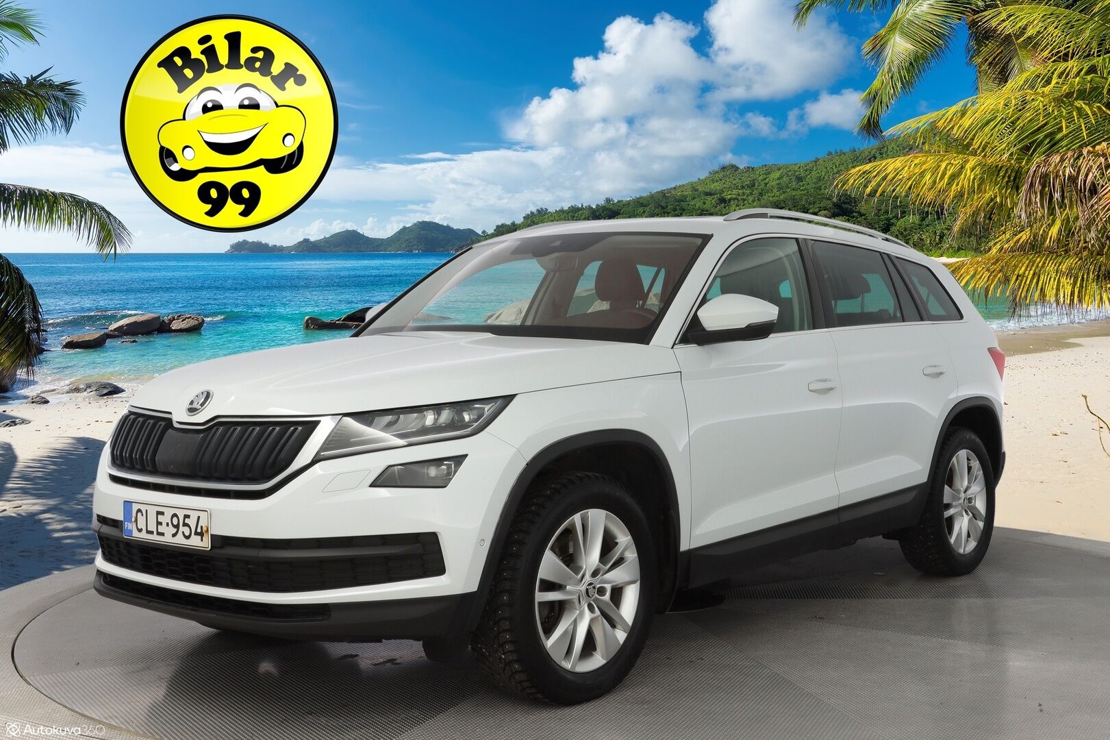 Skoda Kodiaq 2018 2,0 TSI 4x4 Exclusive DSG Autom. - Adapt.Vakkari / 360-Kamera / Webasto / 7-Paikkainen / Canton / Ilmastoidut penkit / Koukku