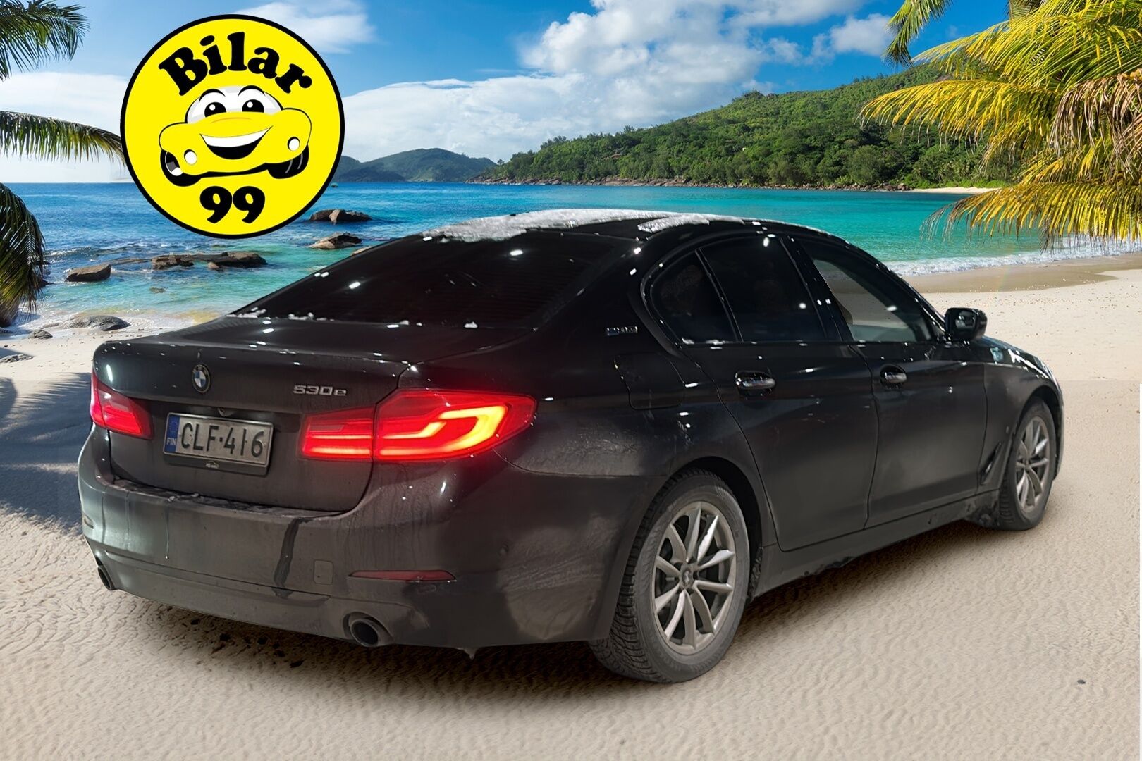 BMW 530 2018 G30 Sedan iPerformance Sport Line / Prof. Navi / P-Kamera / HiFi / LED / Shadow Line - Kaukovaloautomatiikka / Urheiluistuimet / Ratinlämmitys - HULLU BLACKWEEK KORKOTARJOUS 2,49%