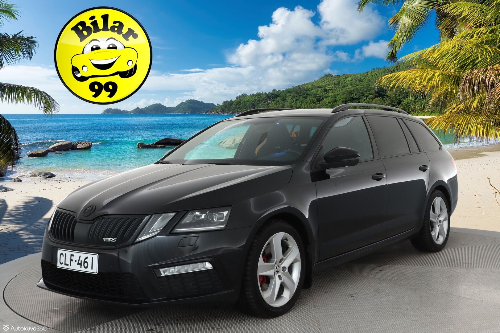 Skoda Octavia 2018 Combi 2,0 TDI 184 4x4 RS DSG Autom. ** Adapt.vakkari / Webasto / Koukku / P.Kamera / LED-valot / Navi / keylessGO** - Suomi-auto / 2x Vanteet / BLIS / Mirrorlink