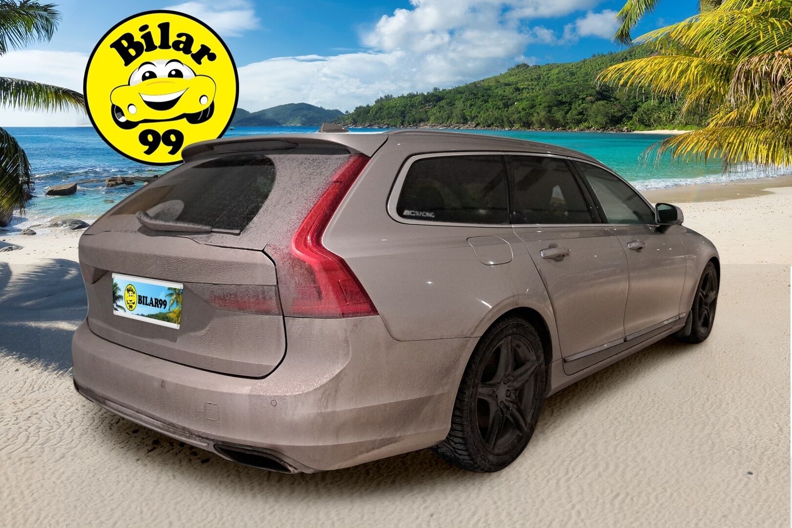 Volvo V90 2018 T8 AWD Inscription aut *Pa-lämmitin / Bowers & Wilkins / Ilmastoidut & Hierovat Muistipenkit / S-Koukku / KeylessGo* - Huippu varusteet / Näyttävillä vanteilla! 