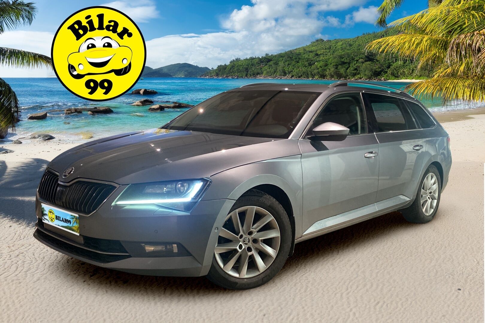 Skoda Superb 2017 Combi 2,0 TDI 150 Elegance DSG *Webasto / ACC / Canton / Koukku / Muistipenkki / Sähköluukku / Navi / Parkkitutkat* - Uudenkarheat nastarenkaat / Jakohihna vaihdettu / 2x Skoda vanteet