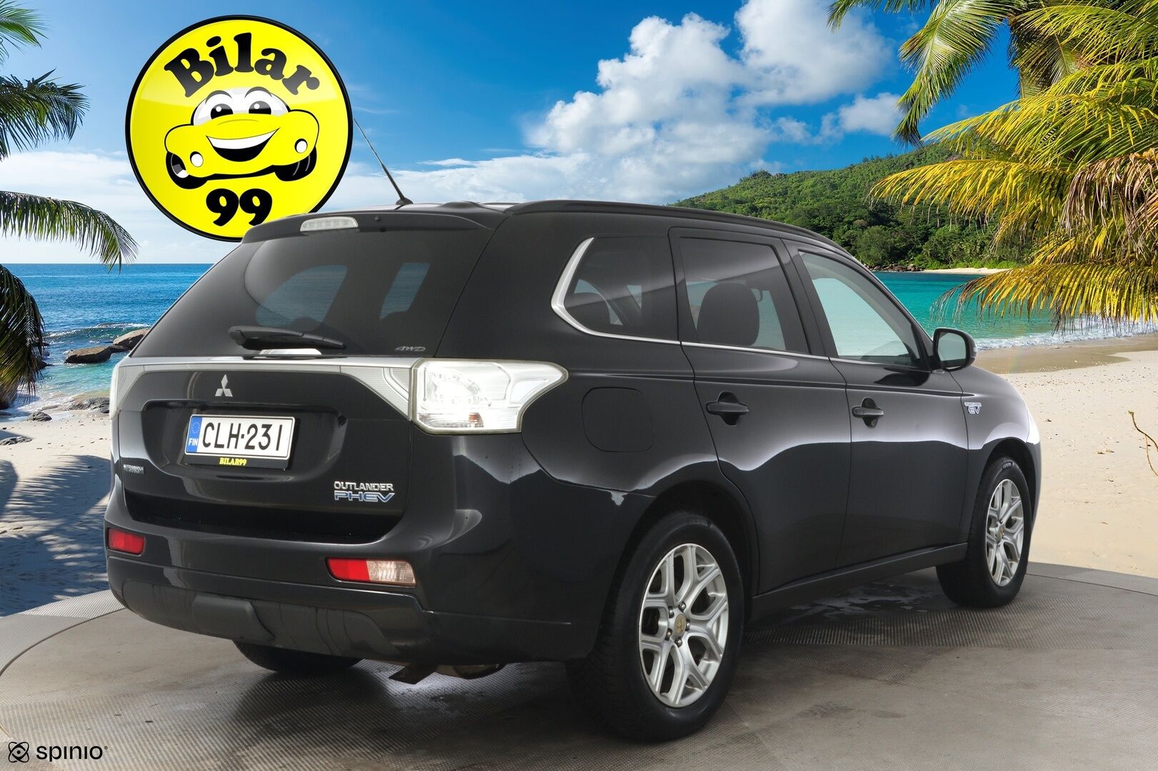 Mitsubishi Outlander PHEV 2014 Instyle Navi 4WD 5P - YritysOutlet - Myydään vain yrityksille - - * Kattoluukku / P-Kamera / Vakkari / Nahkapenkit / Sähkökontti / Penkinlämmittimet / Xenon *