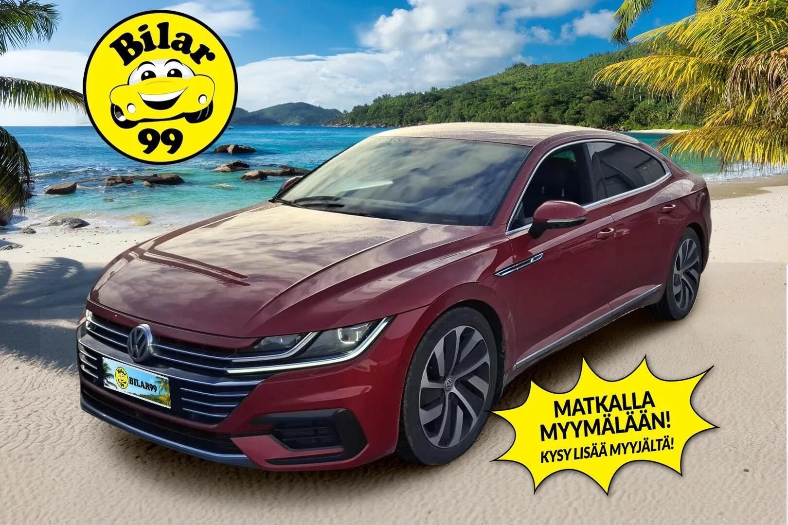 Volkswagen Arteon 2018 R-Line 2,0 TDI 140 kW (190 hv) 4MOTION DSG-automaatti - | Webasto | Koukku | ACC | 360° Kamera | Digimittaristo | Keyless | DYNAUDIO | Nahka-Alcantara | LED | Juuri huollettu | - KORKO VAIN 3,99 %
