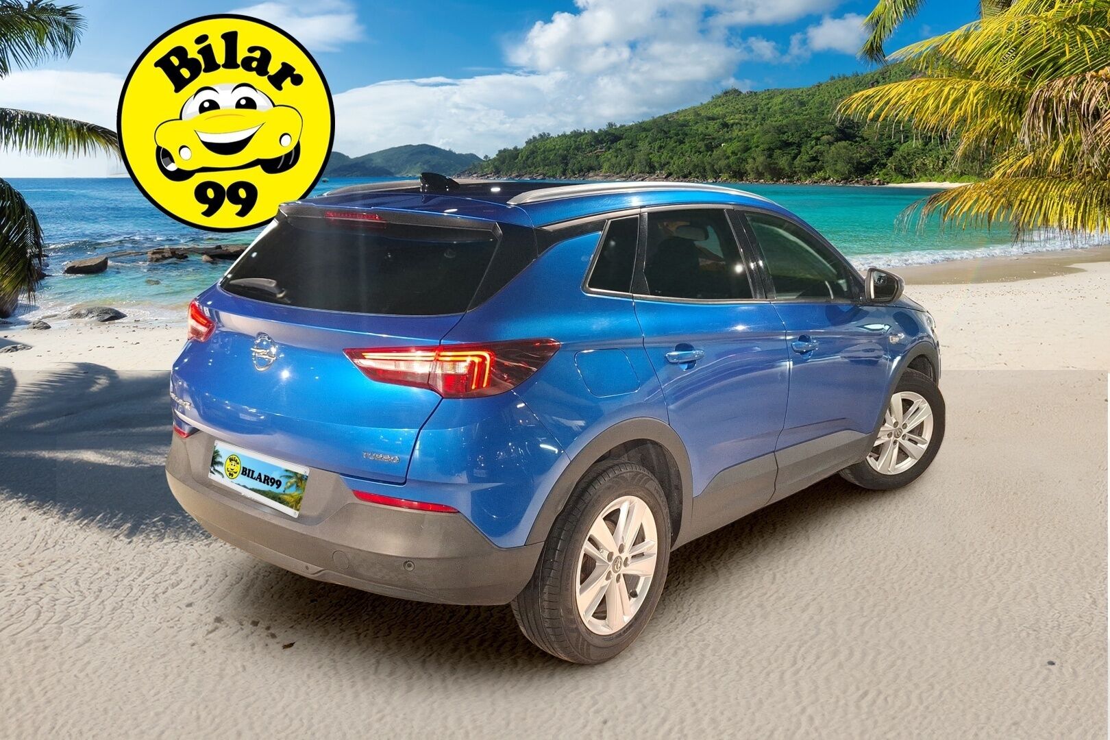 Opel Grandland X 2018 Enjoy 1,2 Turbo Start/Stop 96 kW AT6 - Suomi-auto | LED | Metalliväri | Apple&Android | Kahdet renkaat ja vanteet