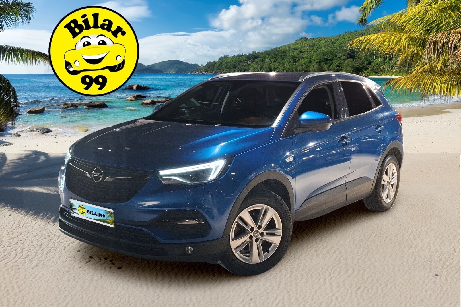 Opel Grandland X 2018 Enjoy 1,2 Turbo Start/Stop 96 kW AT6 - Suomi-auto | LED | Metalliväri | Apple&Android | Kahdet renkaat ja vanteet