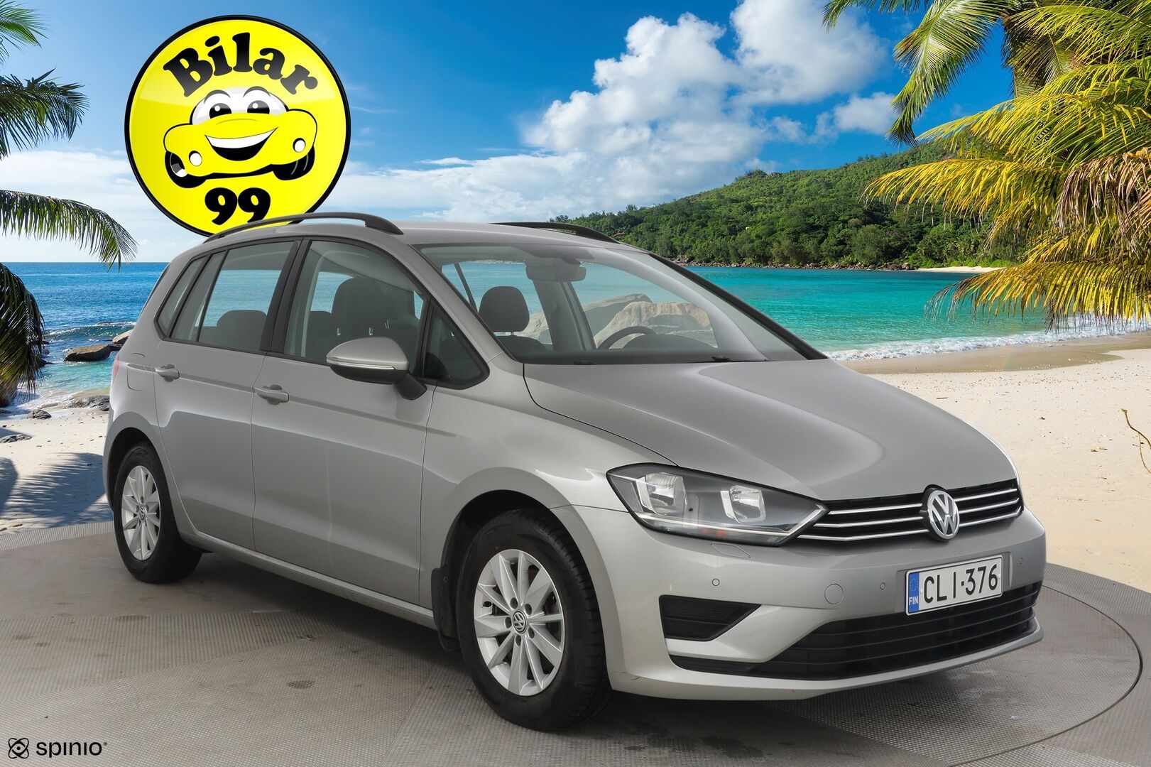 Volkswagen Golf Sportsvan 2017 Comfortline 1,4 TSI 92 kW (125 hv) DSG-automaatti // Webasto / Koukku / Juuri huollettu / Suomi-auto // - Katsastus 7/2025 * Jakopää 9/2024 * Kahdet erittäin hyvät renkaat