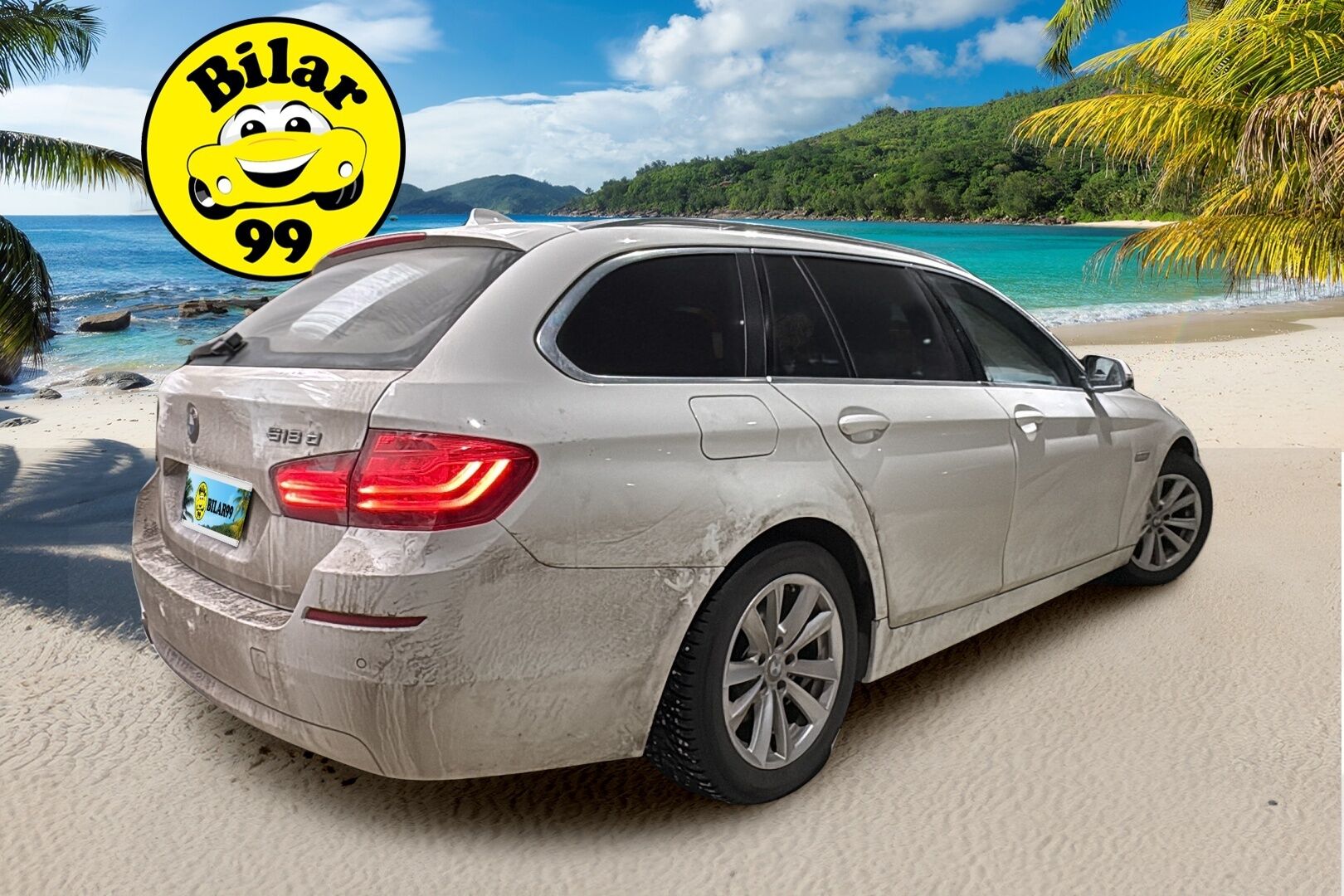 BMW 518 2017 F11 Touring 518d A Business Exclusive Pro Edition *Konjakkinahat / Lohkolämmitin / Professional Navi / Vakkari / Sähköluukku * - Suomiauto / Parkkitutkat / Ratinlämmitin 