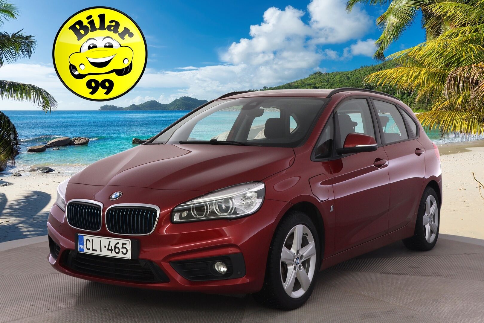 BMW 225 2017 F45 Active Tourer 225xe A Business */ Suomi-auto / Esilämmitys / P.kamera / Ratinlämmitys / Comfort Access / Vakkari /* - Soh 93,6% / Ilmainen kotiintoimitus / 2x renkaat