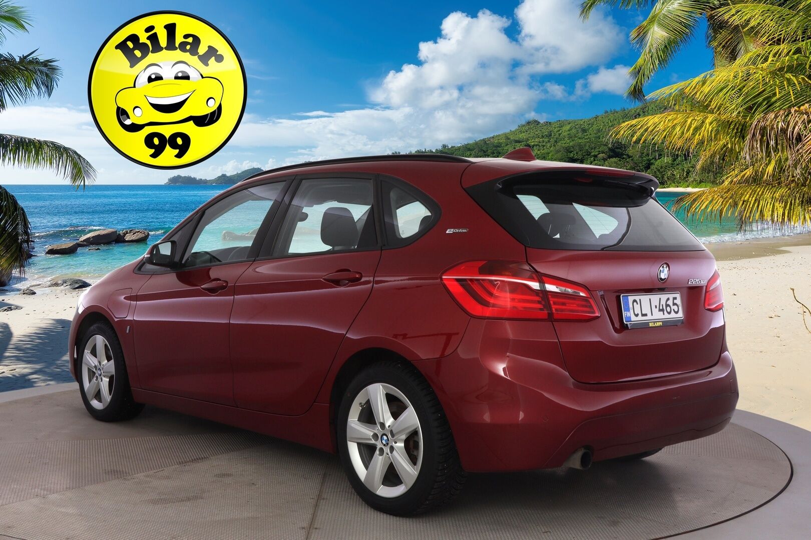 BMW 225 2017 F45 Active Tourer 225xe A Business */ Suomi-auto / Esilämmitys / P.kamera / Ratinlämmitys / Comfort Access / Vakkari /* - Soh 93,6% / Ilmainen kotiintoimitus / 2x renkaat