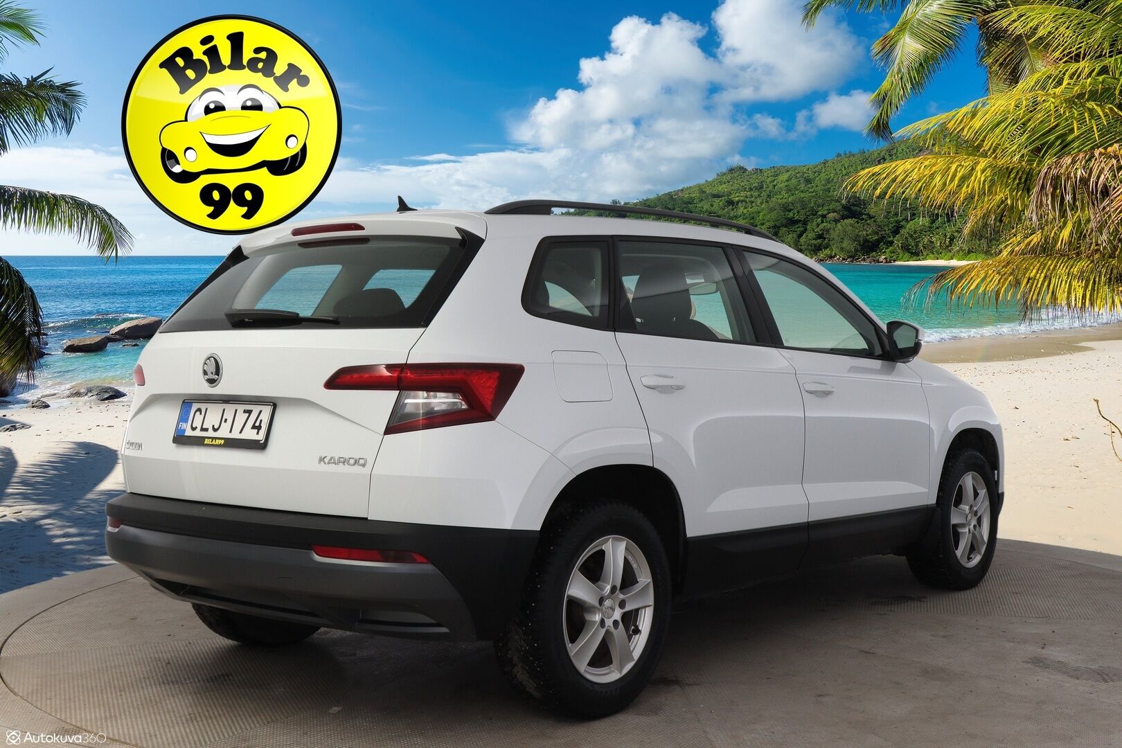Skoda Karoq 2018 1,0 TSI Ambition DSG Autom *Suomi-Auto / Pitkä Leima / Jakopää Tehty / App Connect / Bluetooth / Tutkat / Ratinlämmitin / Taloudellinen* - Taloudellinen Bensa Karoq tuoreella jakopäällä!