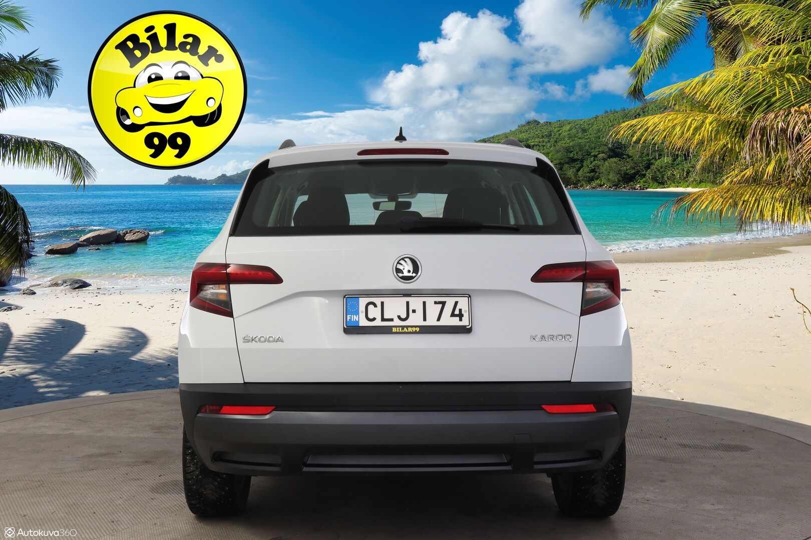 Skoda Karoq 2018 1,0 TSI Ambition DSG Autom *Suomi-Auto / Pitkä Leima / Jakopää Tehty / App Connect / Bluetooth / Tutkat / Ratinlämmitin / Taloudellinen* - Taloudellinen Bensa Karoq tuoreella jakopäällä!