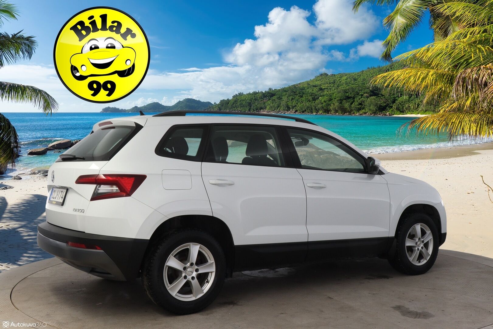 Skoda Karoq 2018 1,0 TSI Ambition DSG Autom *Suomi-Auto / Pitkä Leima / Jakopää Tehty / App Connect / Bluetooth / Tutkat / Ratinlämmitin / Taloudellinen* - Taloudellinen Bensa Karoq tuoreella jakopäällä!