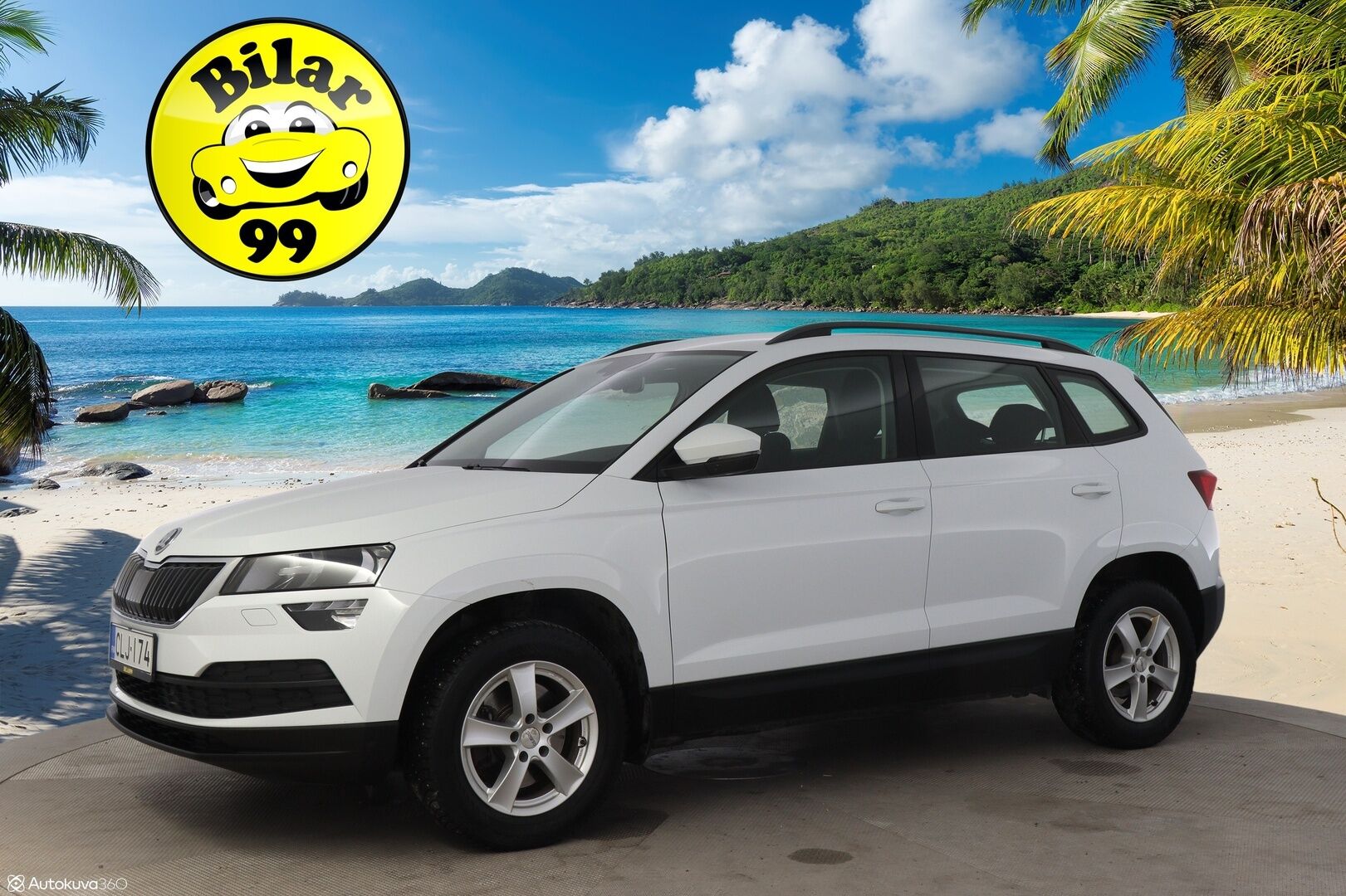 Skoda Karoq 2018 1,0 TSI Ambition DSG Autom *Suomi-Auto / Pitkä Leima / Jakopää Tehty / App Connect / Bluetooth / Tutkat / Ratinlämmitin / Taloudellinen* - Taloudellinen Bensa Karoq tuoreella jakopäällä!