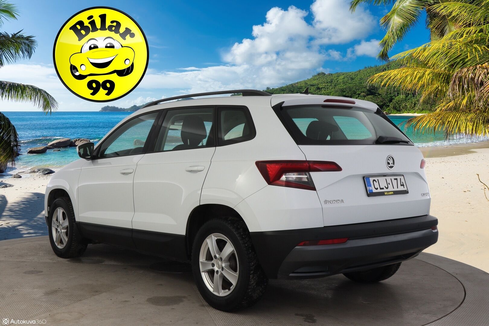 Skoda Karoq 2018 1,0 TSI Ambition DSG Autom *Suomi-Auto / Pitkä Leima / Jakopää Tehty / App Connect / Bluetooth / Tutkat / Ratinlämmitin / Taloudellinen* - Taloudellinen Bensa Karoq tuoreella jakopäällä!